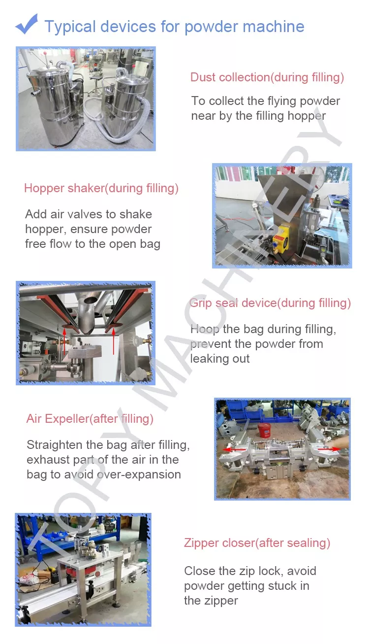 Mini Automatic Powder Pouch Doy Filling Sealing Packaging Machine - Image 9
